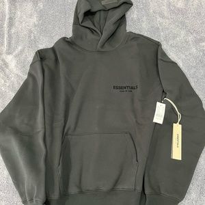 Fear of God Essentials Hoodie Black